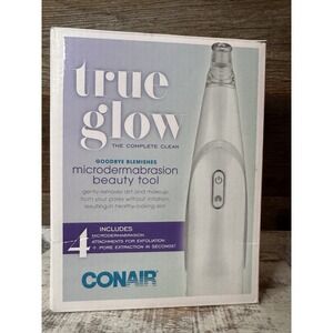 Conair True Glow USB Rechargeable Microdermabrasion‎ Tool – 3 Speeds, 4 Tips